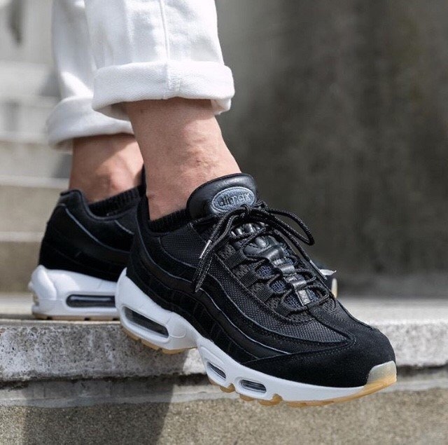 NIKE AIR MAX 95 SE 麂皮 黑 (男款)