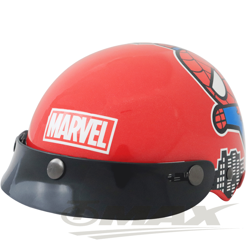 蜘蛛人兒童安全帽-紅色 (贈短鏡片) 破盤下殺 OMAX歐妹思購物網