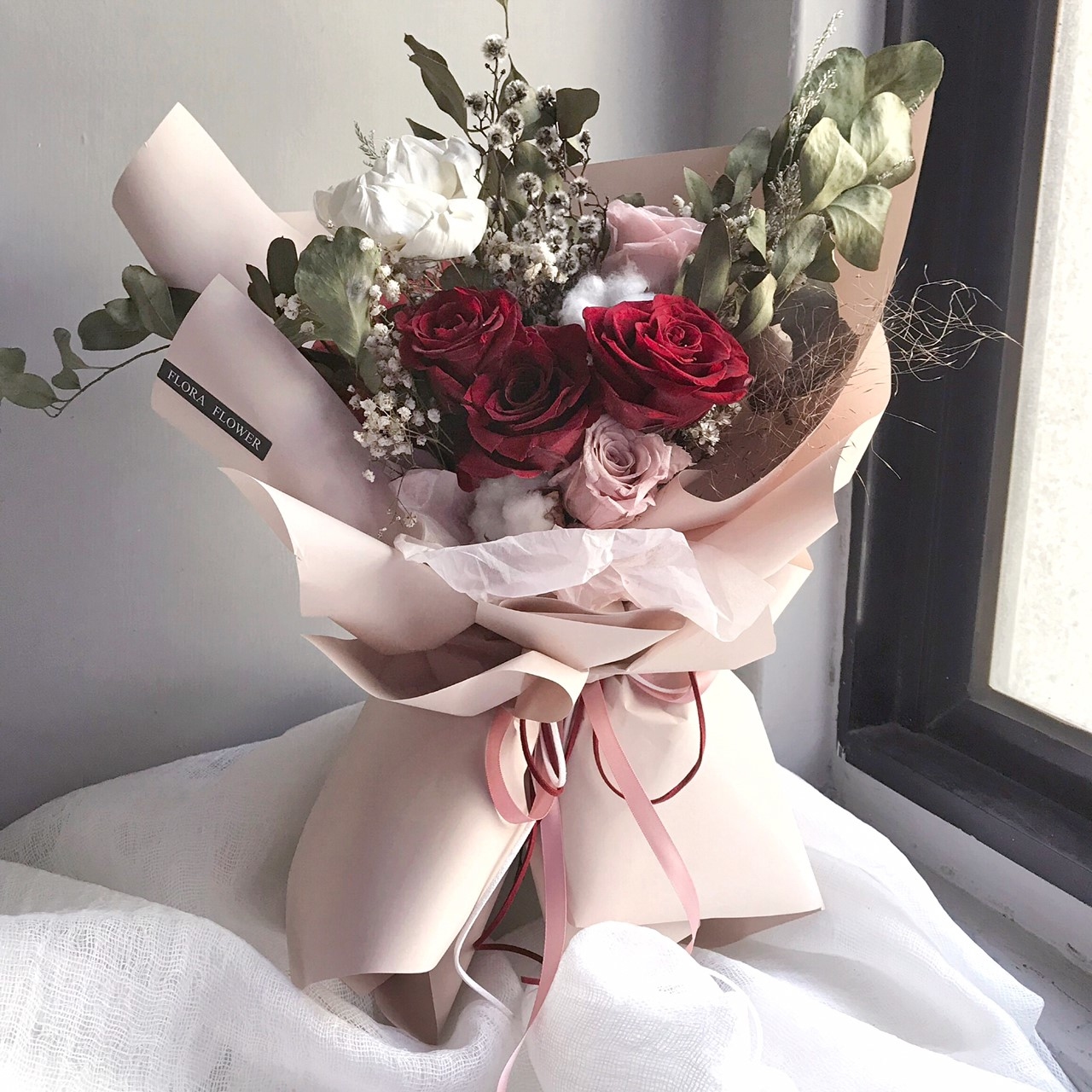 Valentine's Day Bouquet    永生玫瑰花束(M)