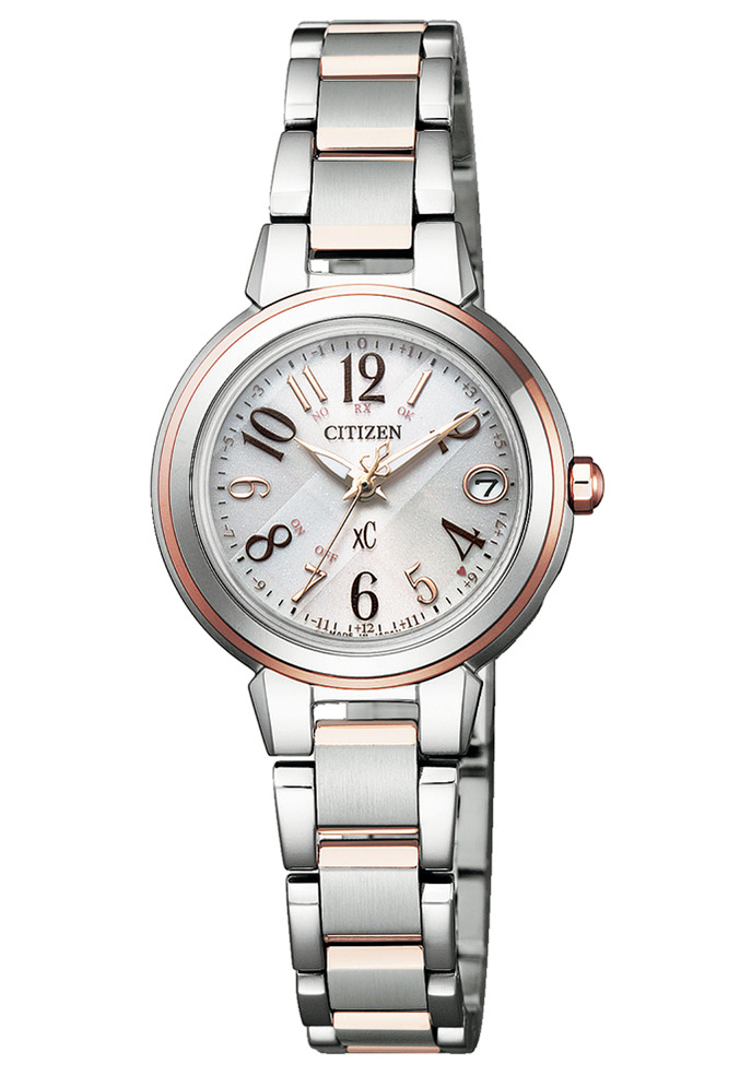 萬年鐘錶 - Citizen 星辰錶  XC   光動能電波錶   ES9434-53X  錶徑25MM