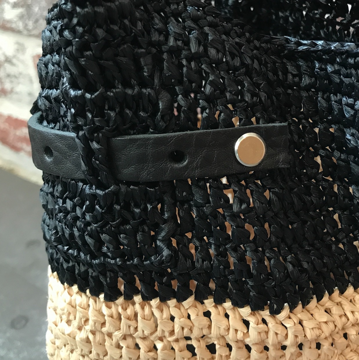 [線製集材料包] #9 渡假手提包