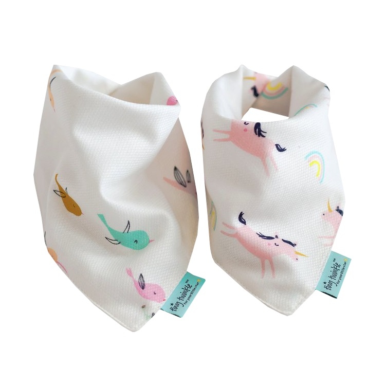 Tiny Twinkle Drool Bib 2pcs Set