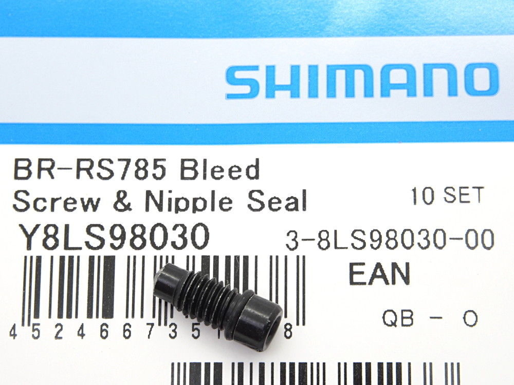 Genuine Shimano Disc Brake Caliper Bleed Nipple & Seal