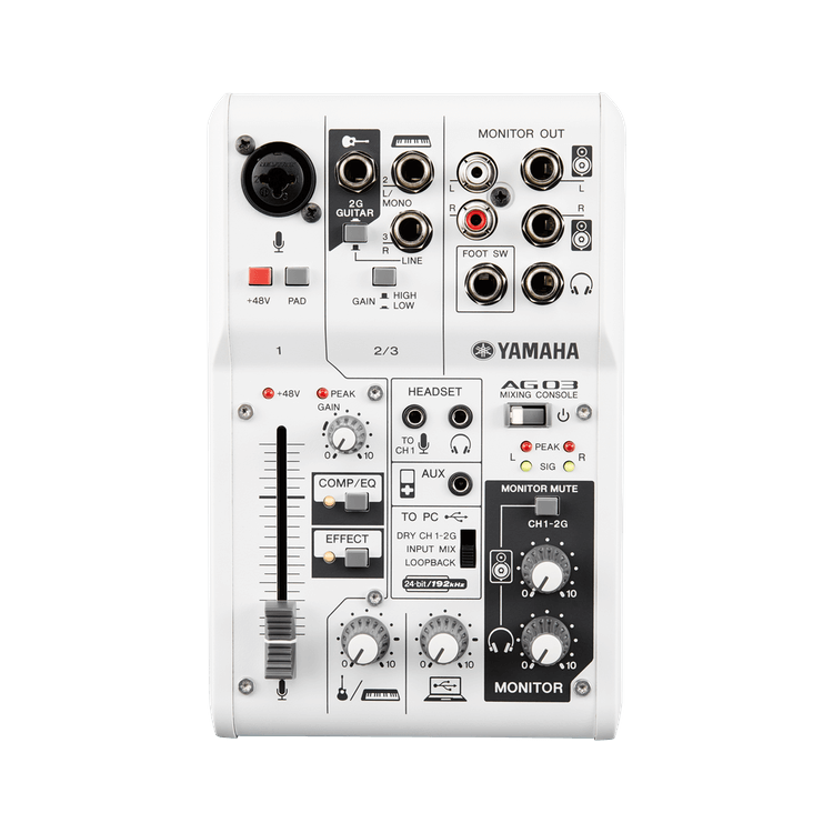 YAMAHA AG03 直播神器 混音器 錄音介面 練團必備 可支援48V