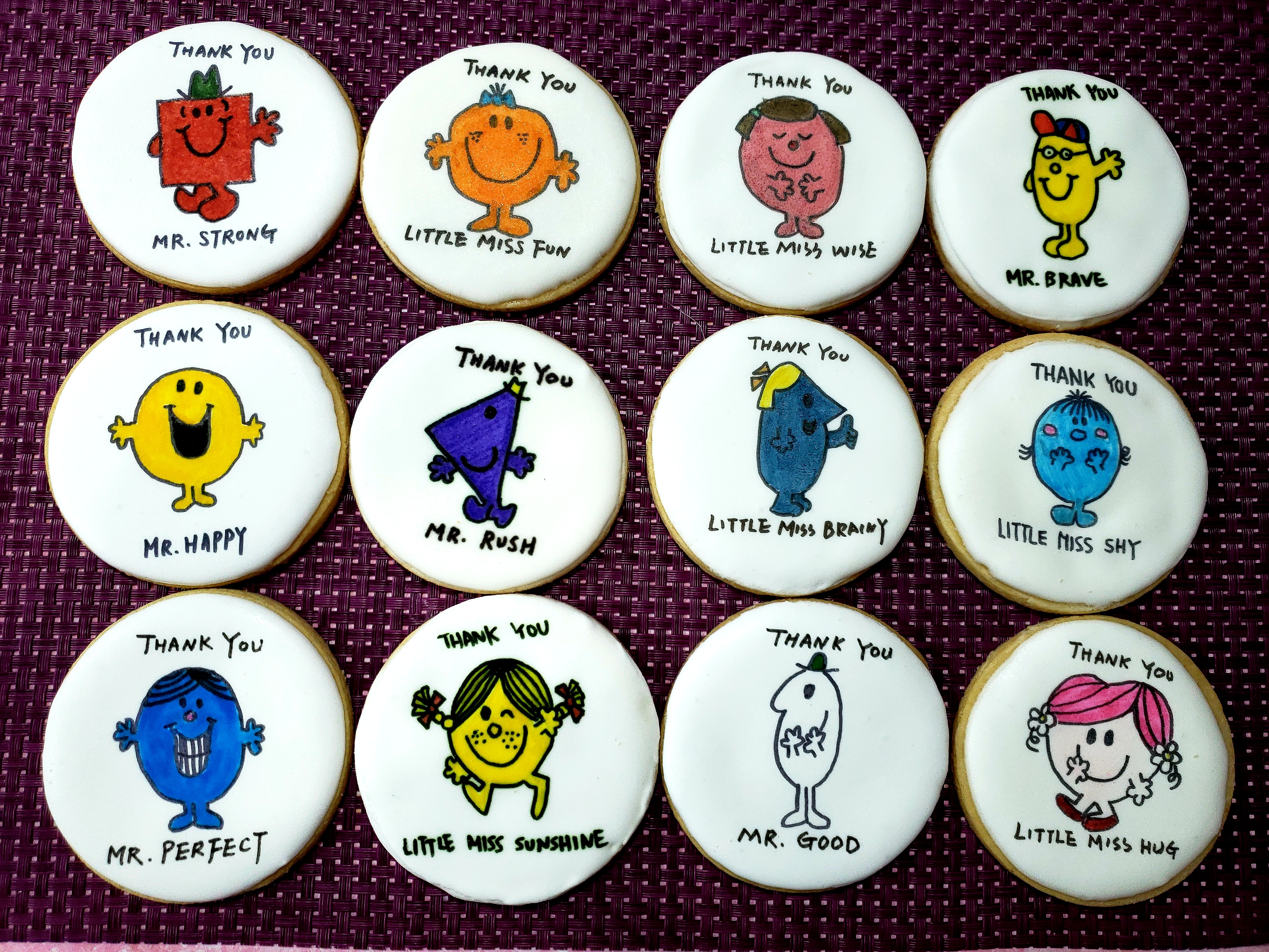 Mr Men and Little Miss 糖霜曲奇