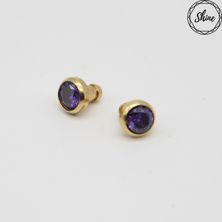 GWF-D1000 客製金X紫色閃石 蛙人錶殼裝飾面釘