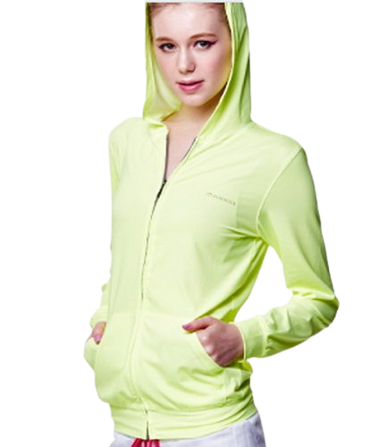 SUNSOUL/HOII/后益-新光感(防曬光能布)-連帽T恤UPF50+ 黃光/買一送一