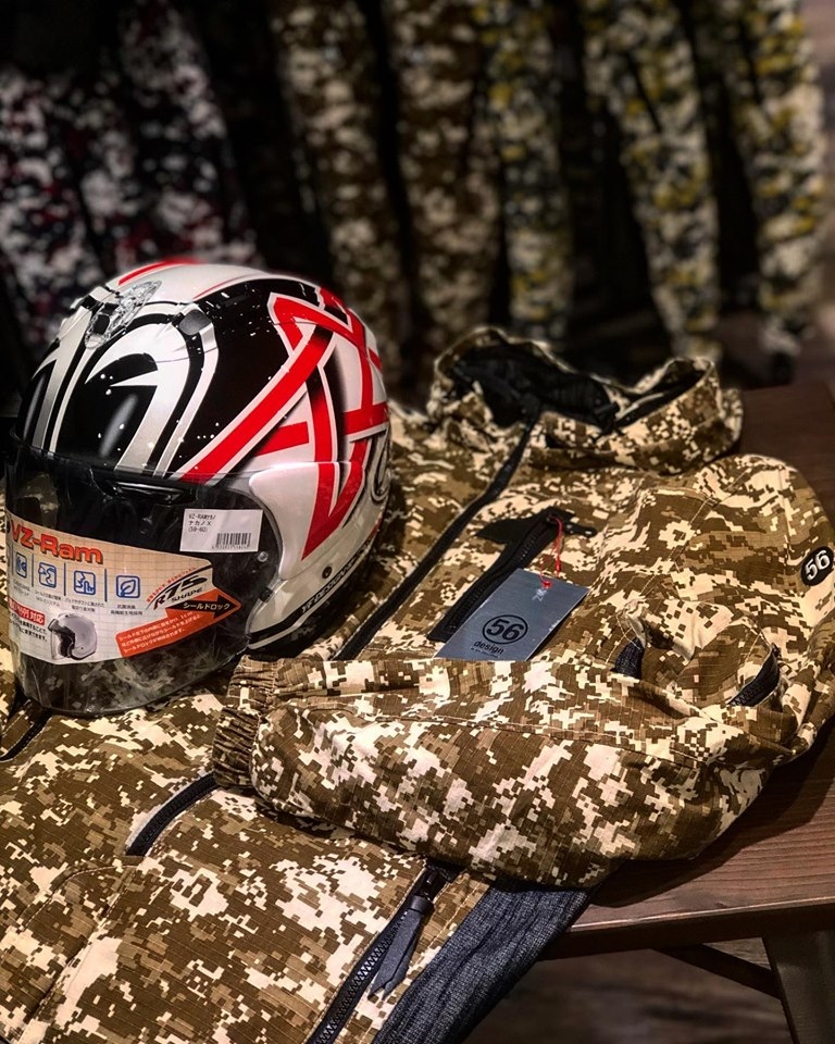 56 DESIGN S-LINE COTTON PARKA輕薄連帽迷彩外套