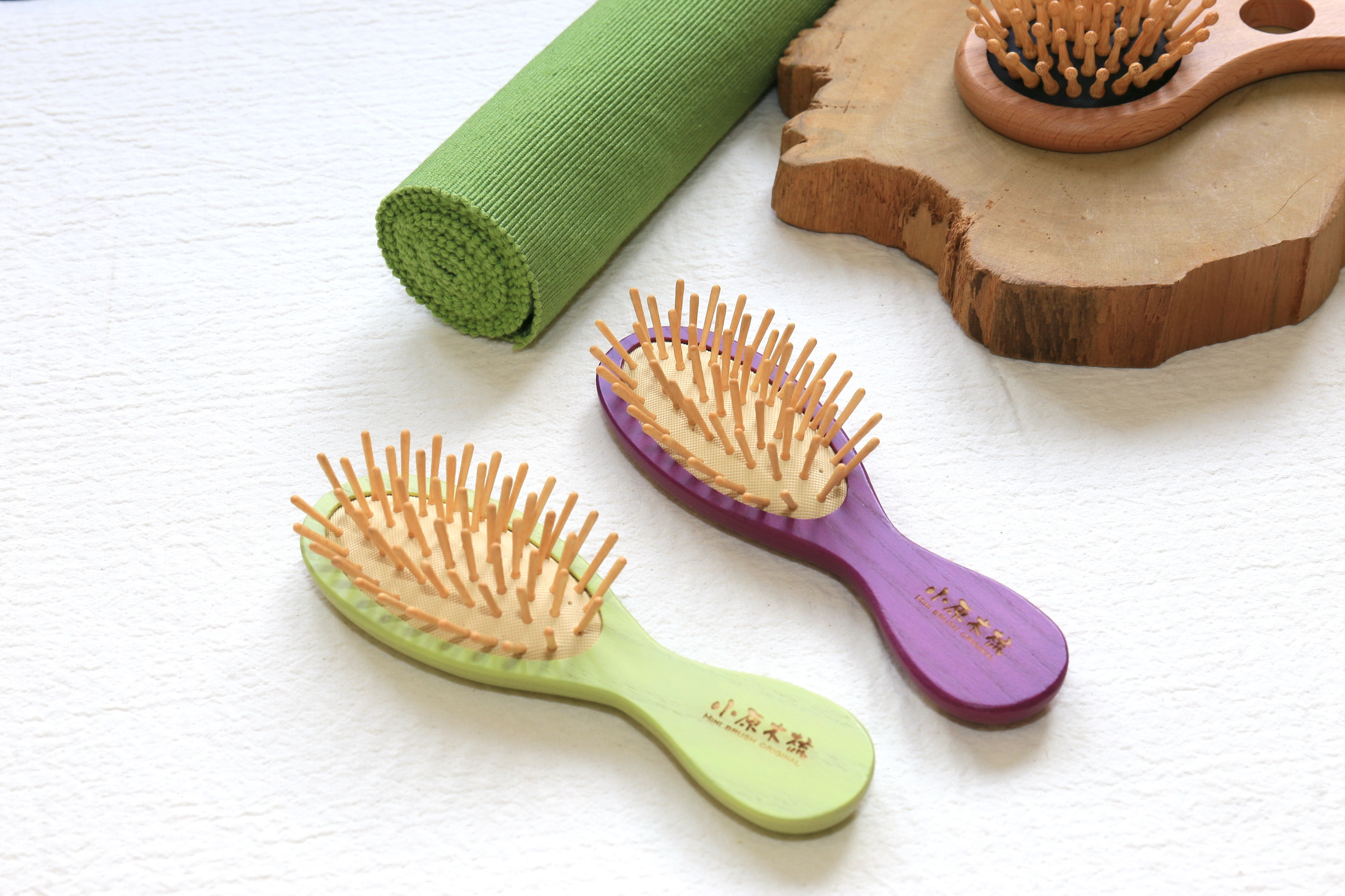 【小原木梳】繽紛小木梳 -楓木梳針