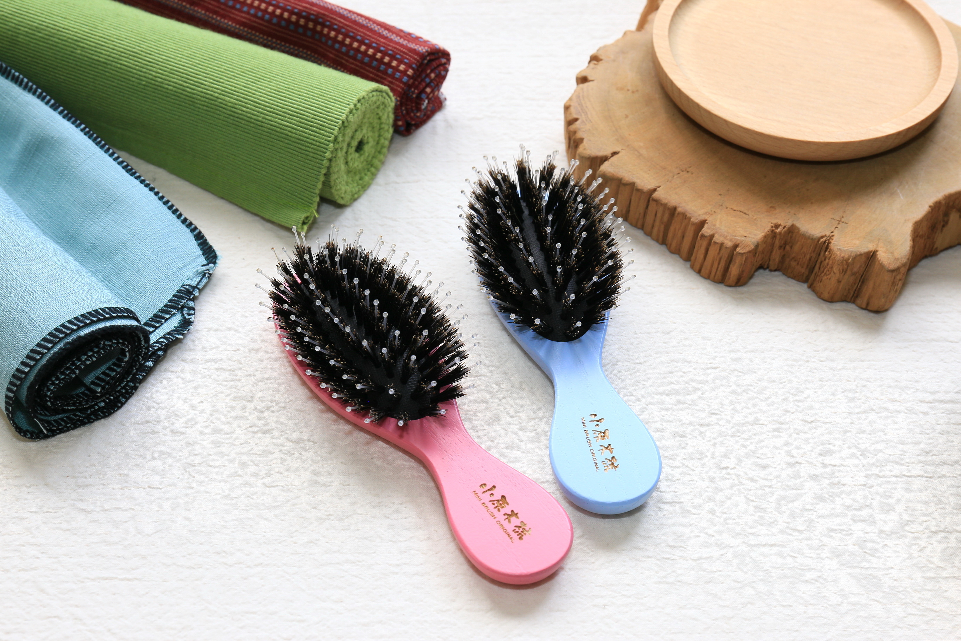 【小原木梳】繽紛小木梳 -鬃毛梳