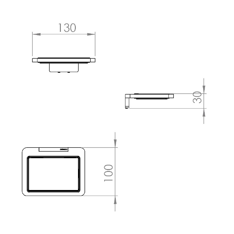 Capannoli "Strip" SX102-RB33 Wall Mounted Soap Dish