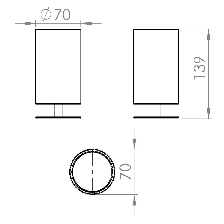 Capannoli "Biro" BR113/1-PB33 Tumbler holder