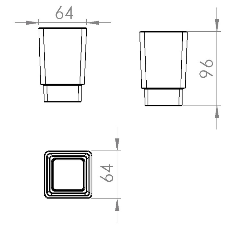 Capannoli "Swing" SW113-VS Tumbler holder *Display Item*