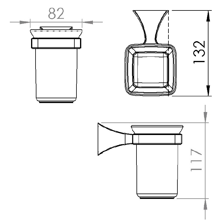 Capannoli "Gotica" GT103-CB33 Tumbler holder
