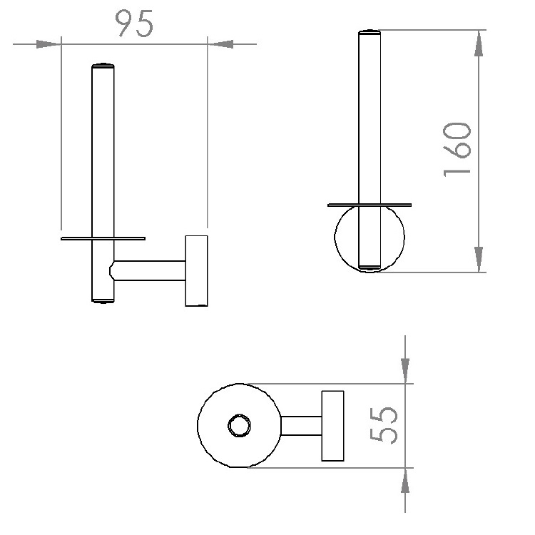 Capannoli "Pratica" PR105-33 Vertical Paper Holder *Display Item*