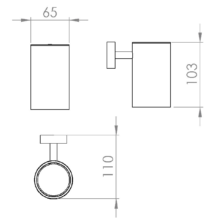 Capannoli "Pratica" PR103/1-33 Tumbler holder
