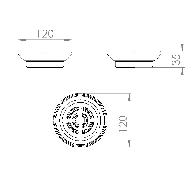 Capannoli "CABAZA" CZ112-CN Soap Dish *Display Item*