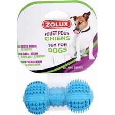 法國ZOLUX  橡膠狗玩具 - DENTAL BONE 9CM (顏色隨機)