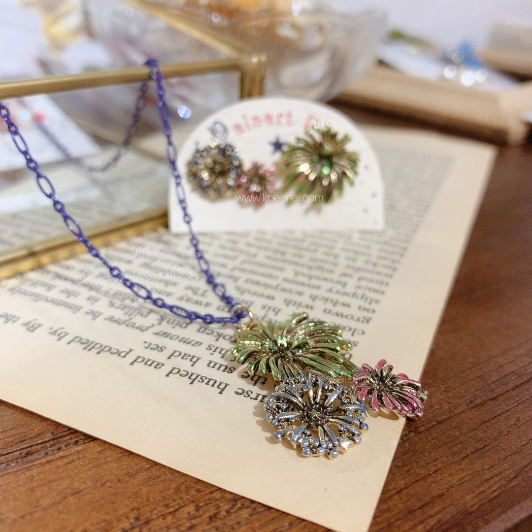 Palnart Poc 日本制煙花耳環/頸鏈