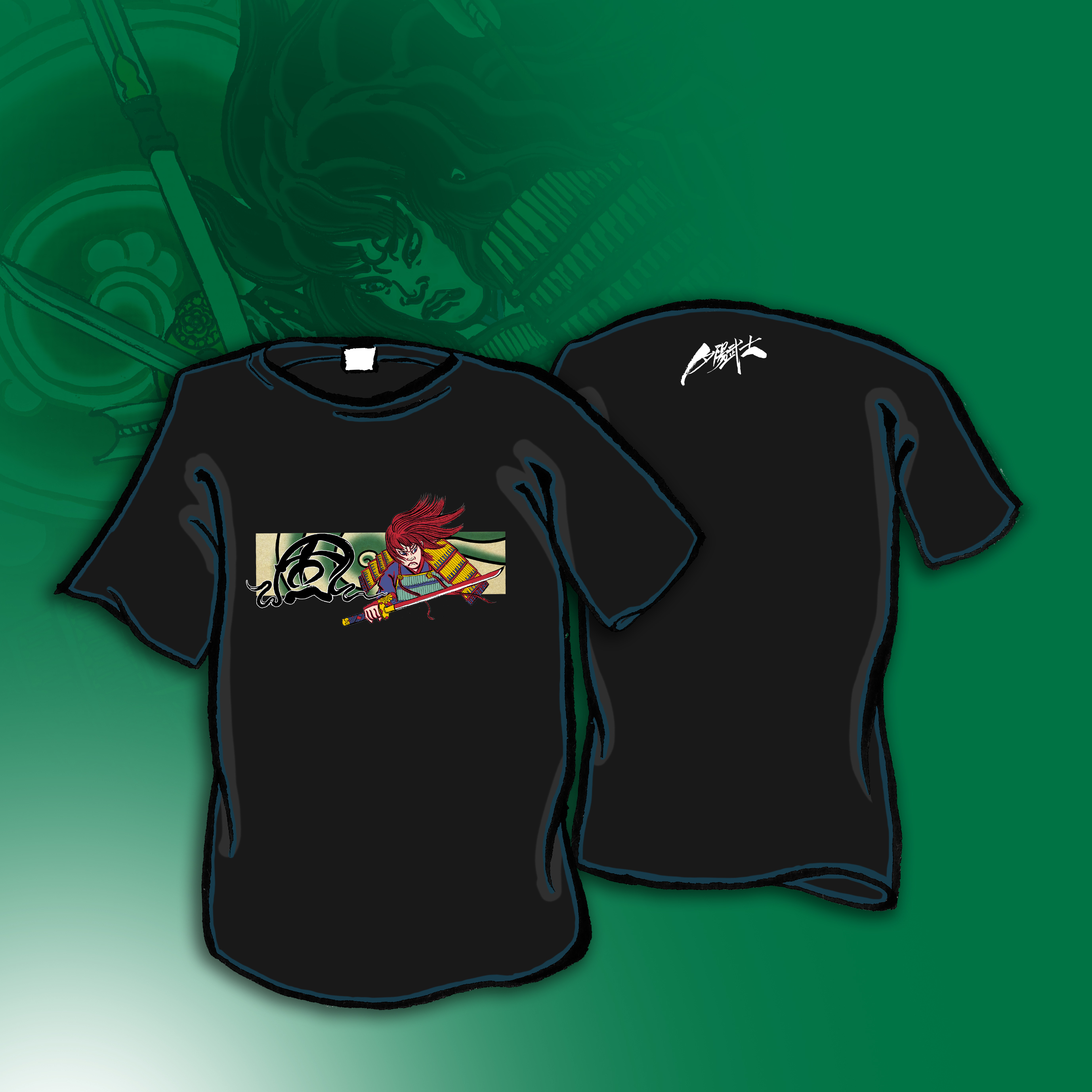 【夕陽武士 Sunset Samurai】《風》專輯限定周邊商品：風-專輯限定款T-Shirt