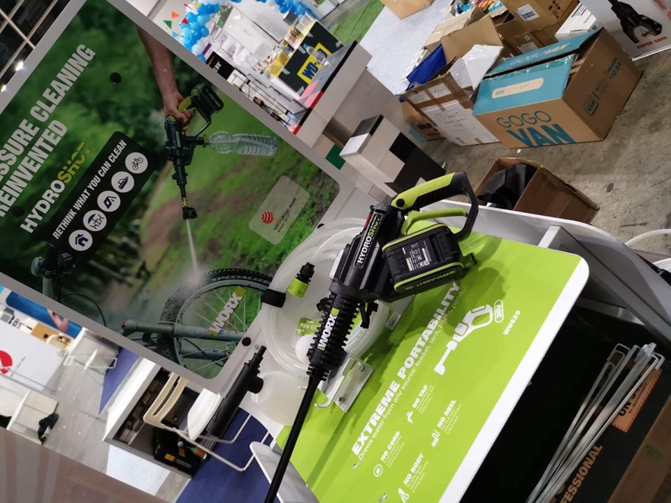 WORX 威克士 - [香港行貨] 2019 首發 WORX WU630 20V無碳刷第三代水槍 [4.0電+2A快充] 25bar水壓