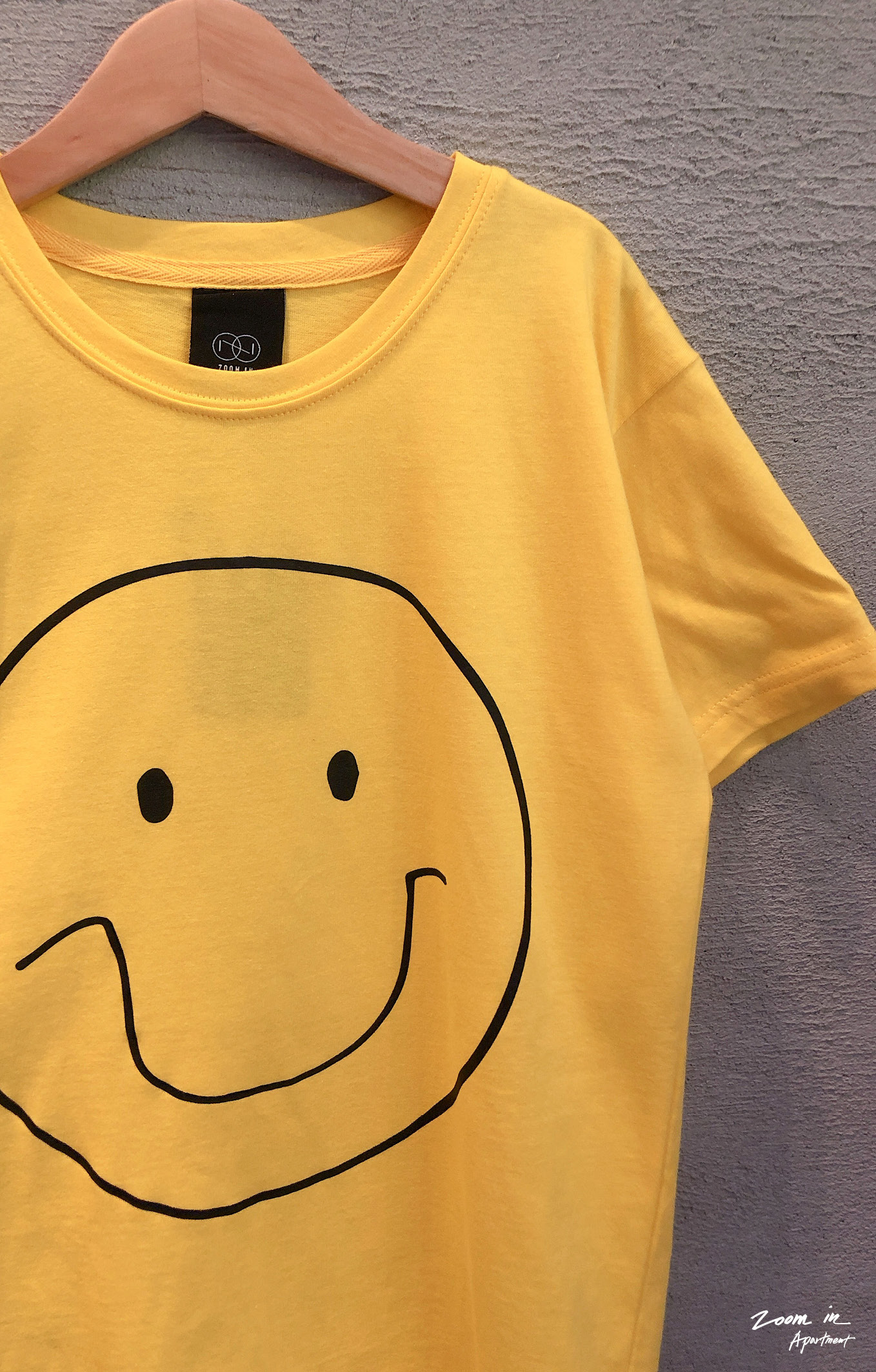 zoom in goods 「Happy together Kids T恤.黃色」