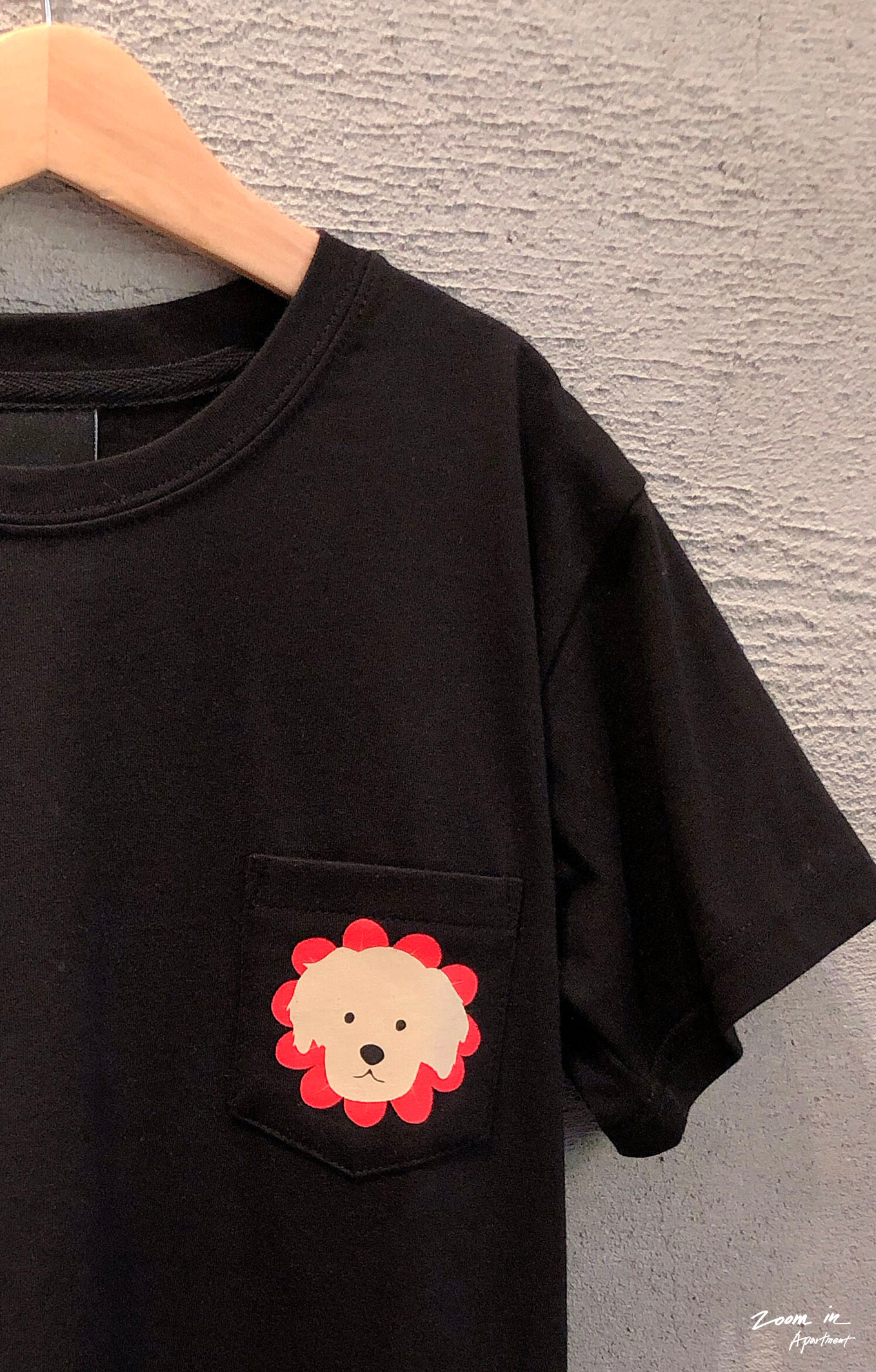 Pooh-bi「POOH Kids T恤.黑色」