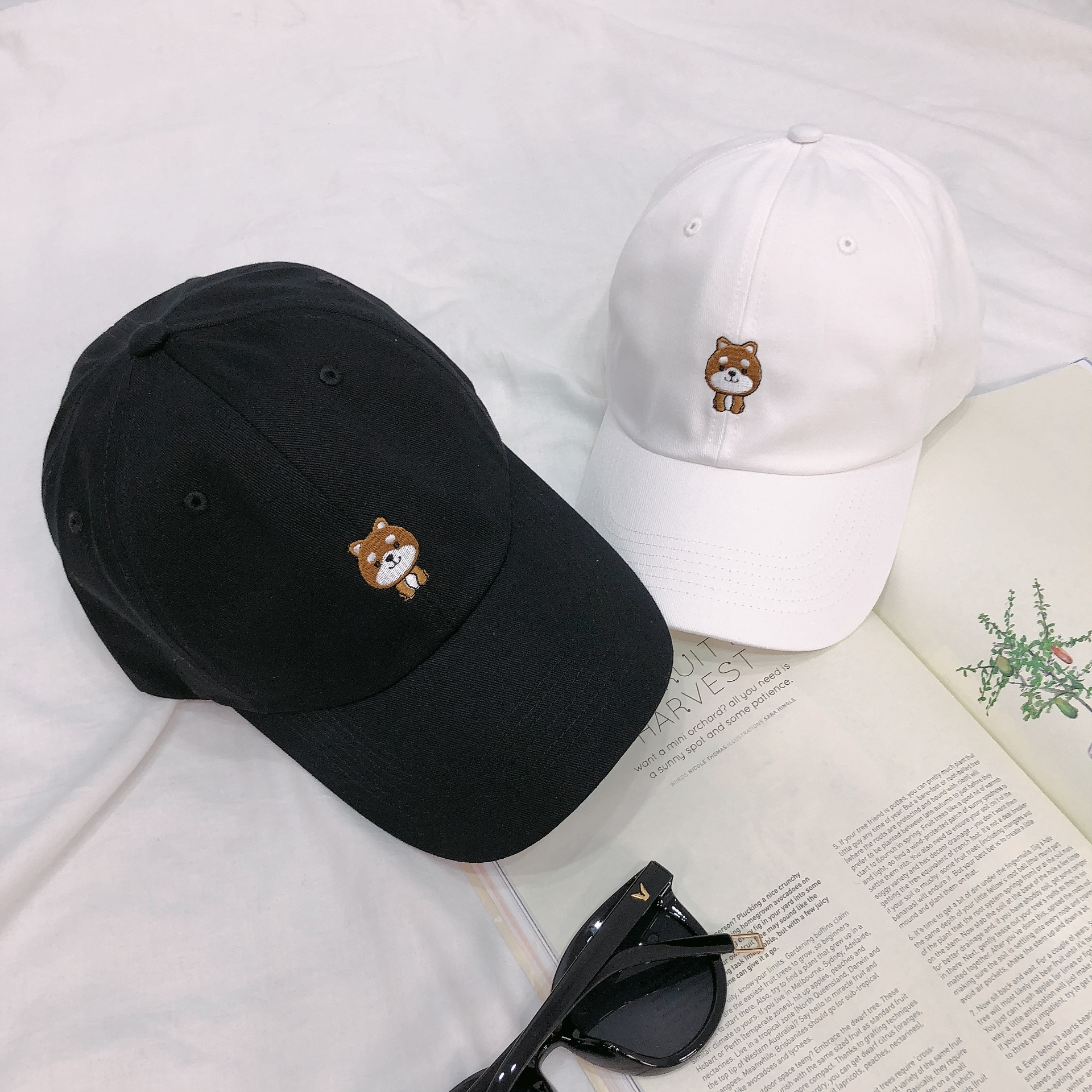 可愛狗頭老帽/兩色