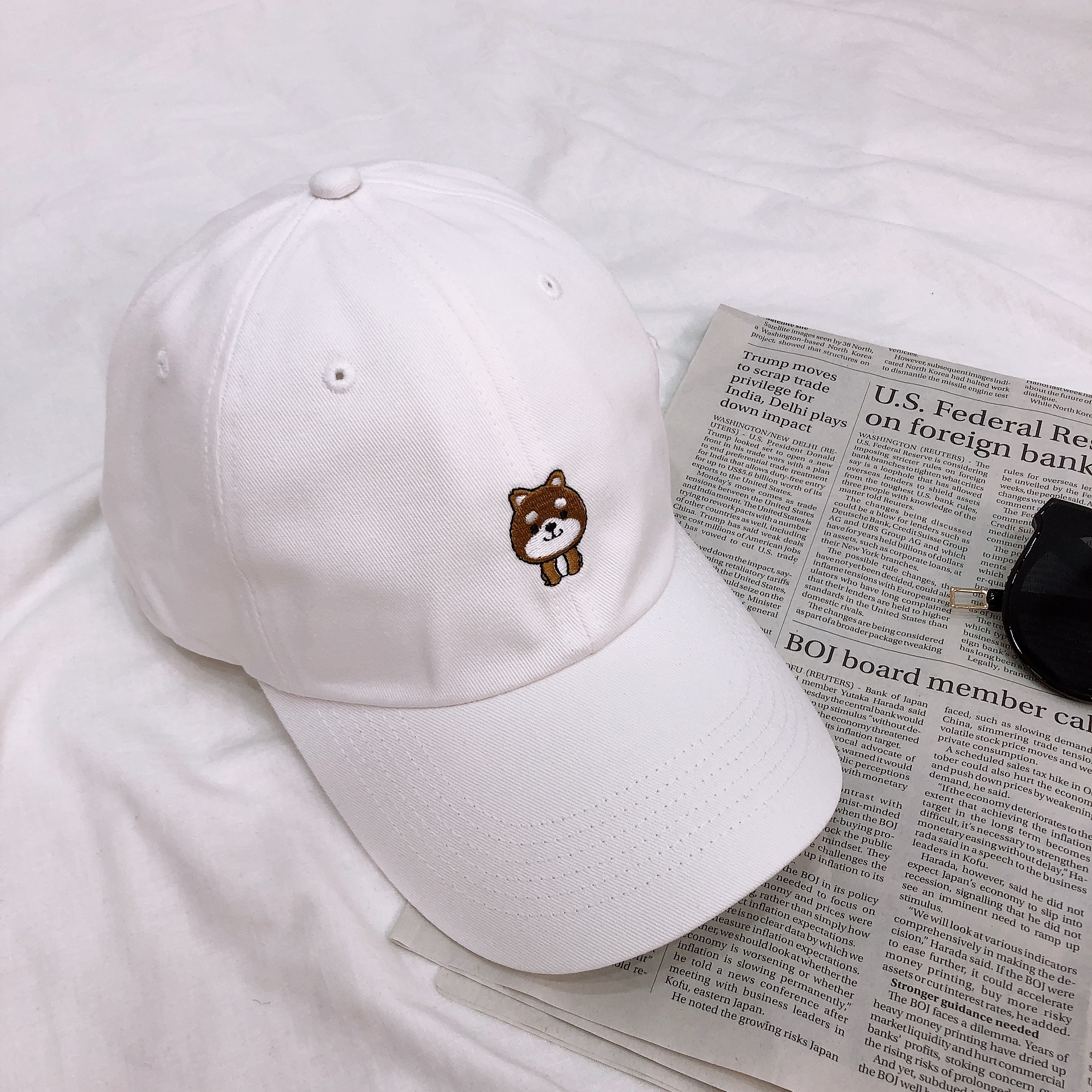 可愛狗頭老帽/兩色