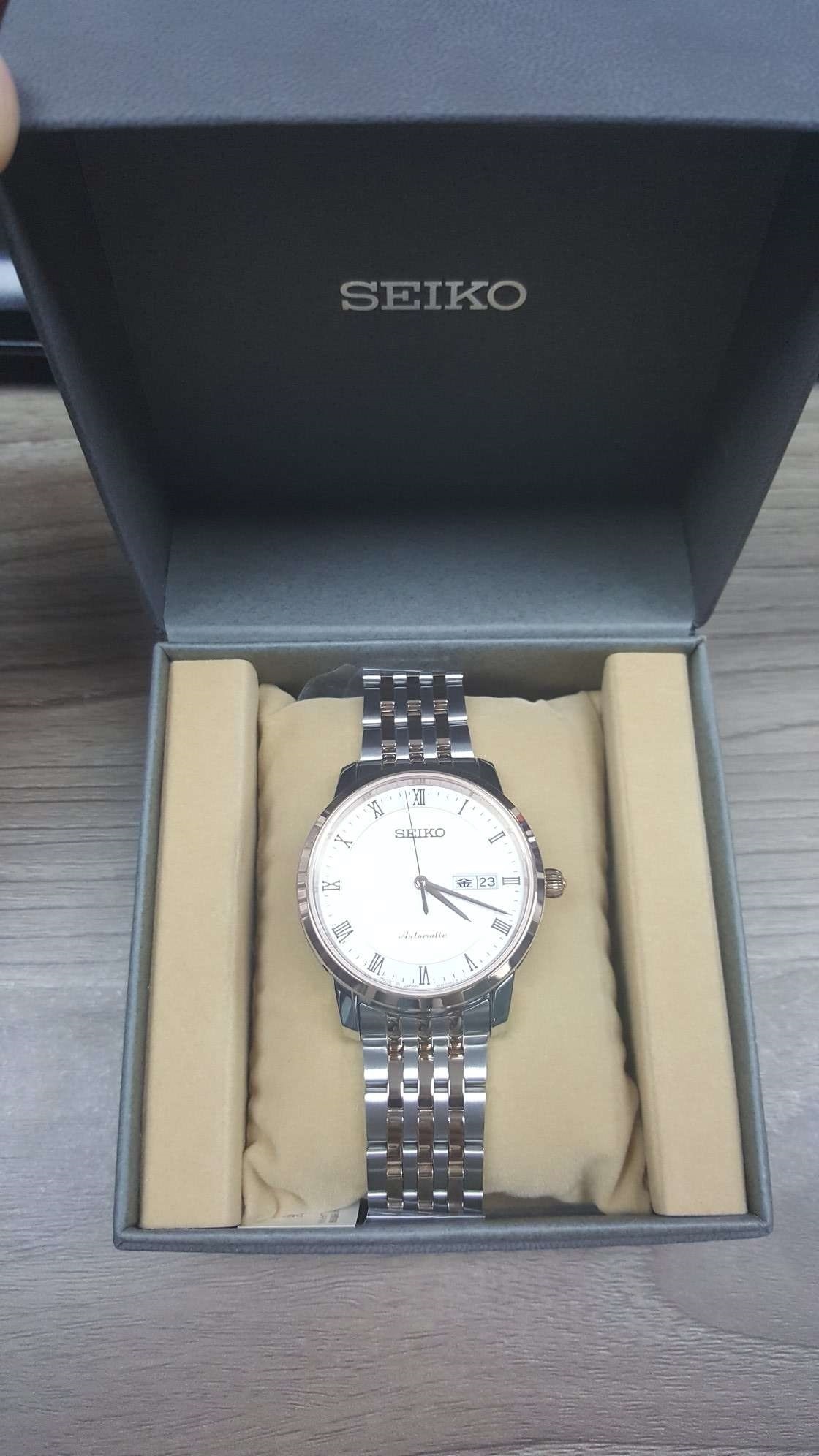 日本製造 Seiko 精工 Presage 系列 Mechanical Autom SARY062 自動機械男裝手錶  (平行進口產品)