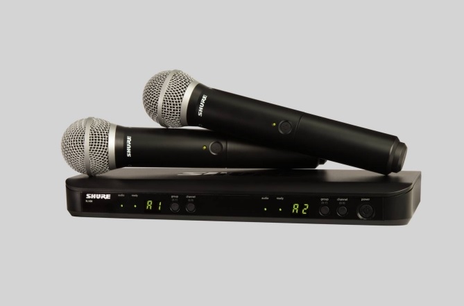 Shure BLX288/pg58 雙通道手握無線咪Wireless vocal microphone唱K咪