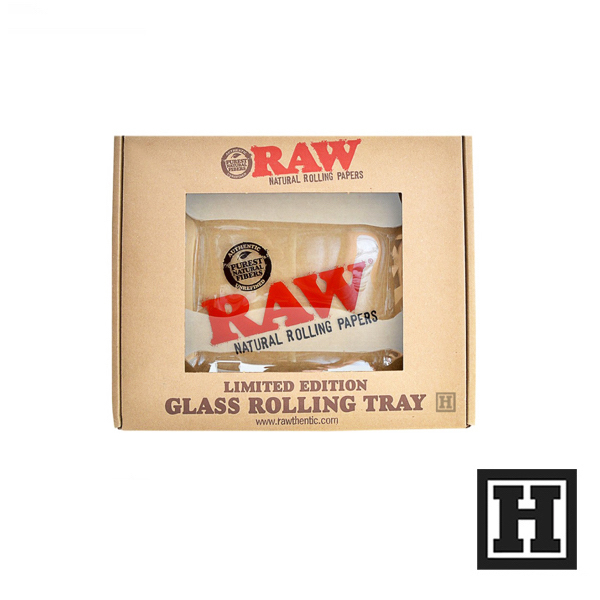 RAW Glass Rolling Tray 玻璃捲菸盤