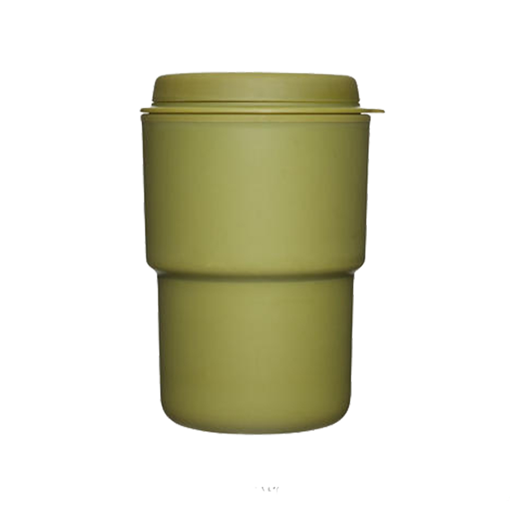 Rivers WALLMUG DEMITA 雙層隨行咖啡杯 350ml_卡其