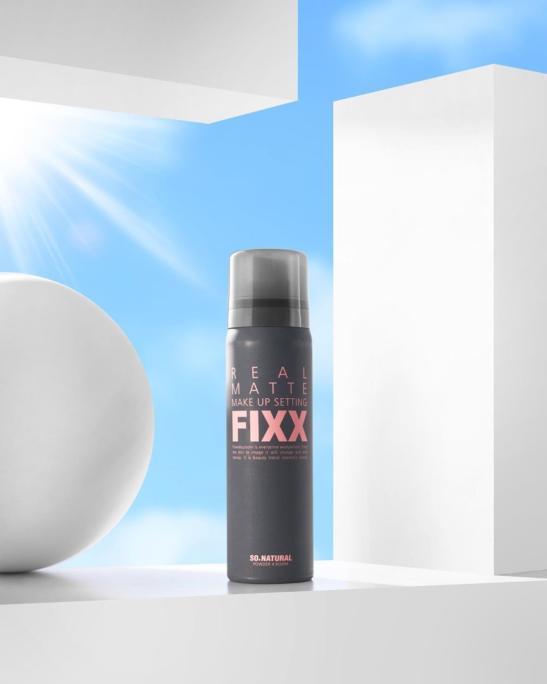 [ so natural Real ] Matte Makeup Setting Fixx 75ml