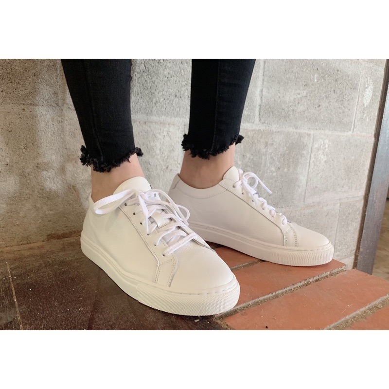 ［💥闆娘最愛款］🇰🇷正韓全真皮爆炸好走軟底小白鞋（22.5-25）