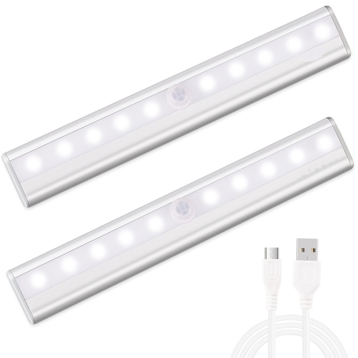 LED 智能感應 磁吸式燈條 USB充電款