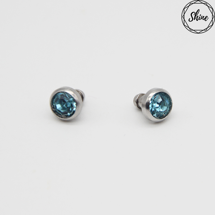 GWF-D1000 客製銀X淺藍色閃石 蛙人錶殼裝飾面釘