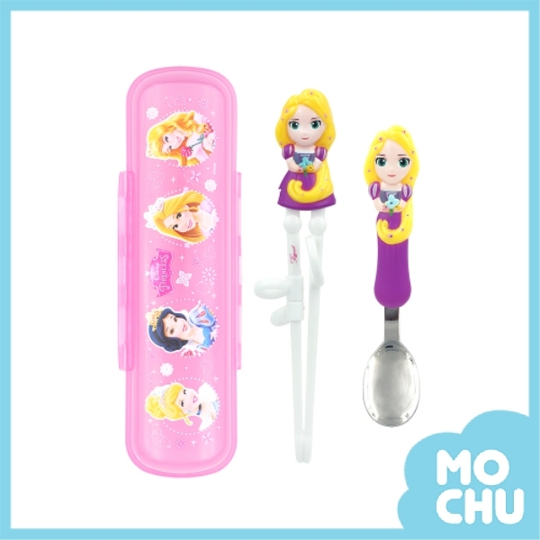 卡通授權兒童學習筷餐具組-長髮公主