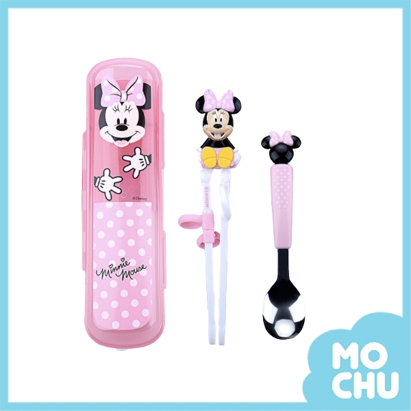 卡通授權兒童學習筷餐具組-米妮