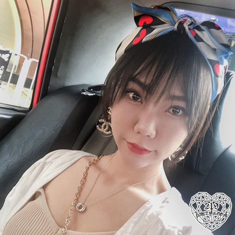 愛心絲巾寬髮箍