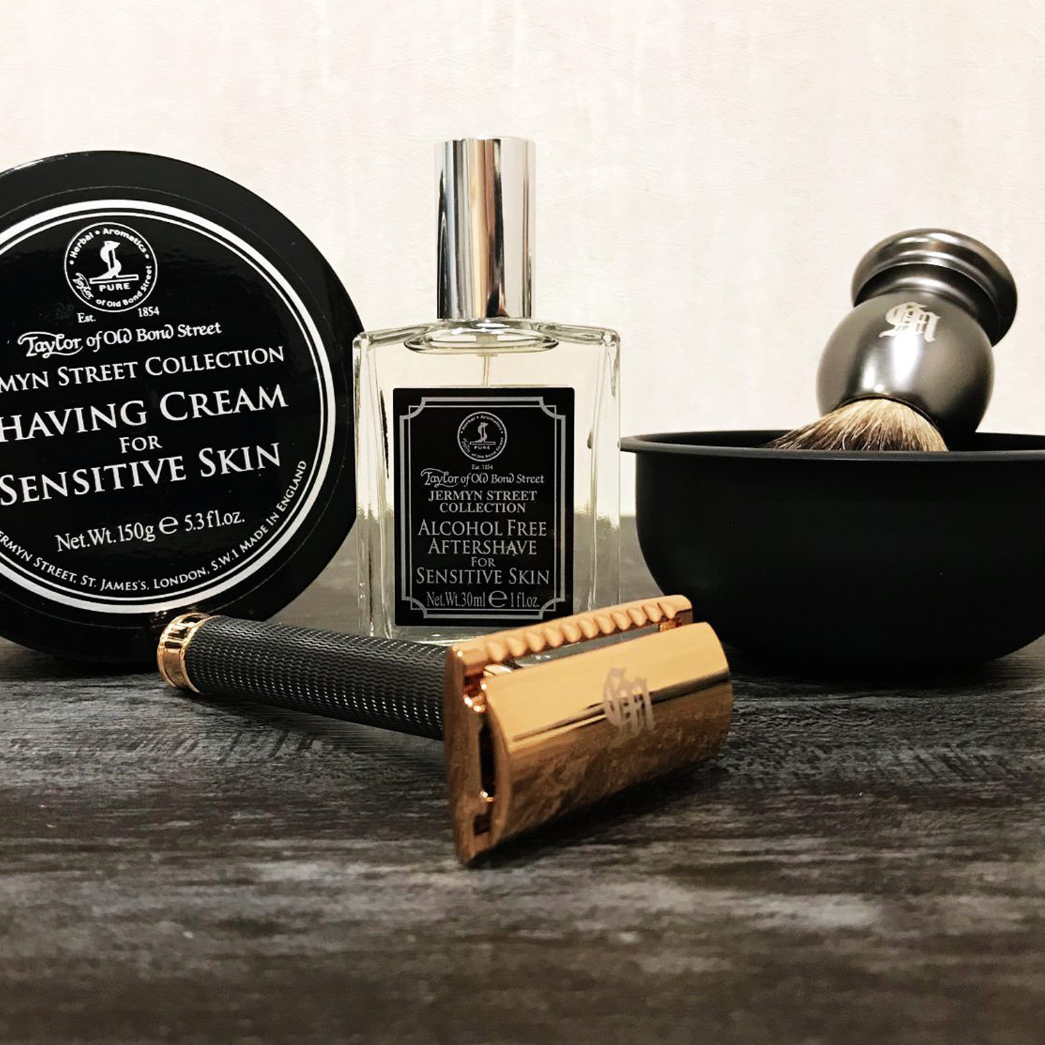 英國Grand Manner 復古雙面手動安全刮鬍刀（槍與玫瑰特別版/ 通用各品