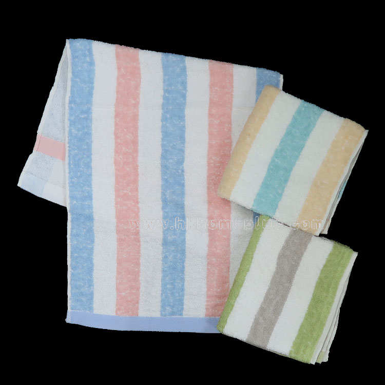 6條裝 彩條面巾 4130542