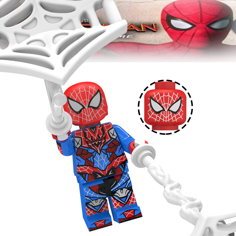 Spider-Man (Play Arts Kai) Custom Marvel Super Heroes Minifigs Minifigures Fit Lego XP200