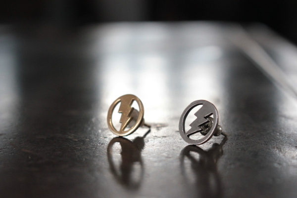 FCE-04 圓閃電耳環