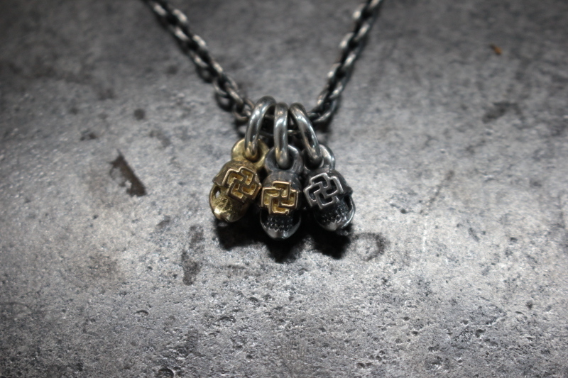 FCT-90 微型幸運十字骷髏頭吊墜