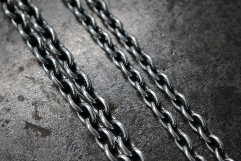 FCC-09 單運氣十字骷髏付豆鏈頸鏈