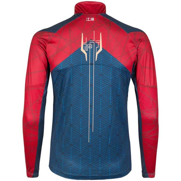 《神行》終極版 / 光速紅-1/4拉鍊長袖運動上衣