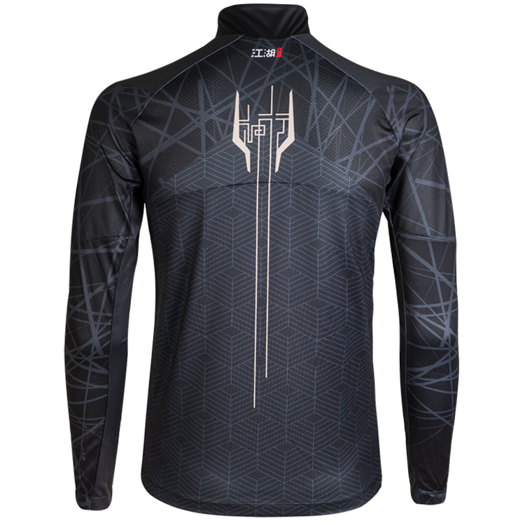 《神行》終極版 / 宇宙黑-1/4拉鍊長袖運動上衣