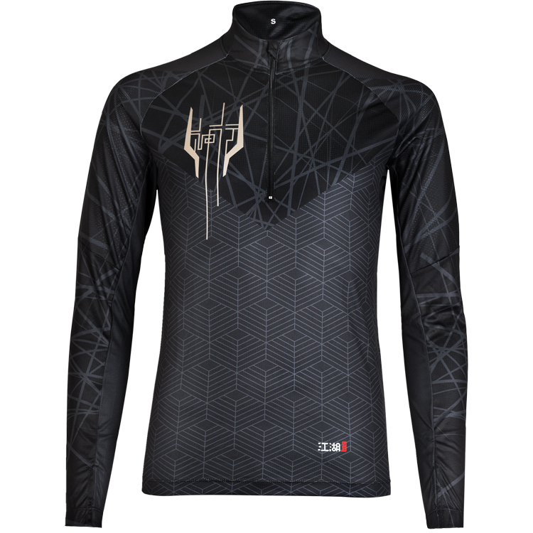 《神行》終極版 / 宇宙黑-1/4拉鍊長袖運動上衣