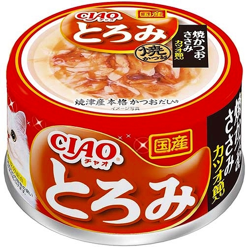 [$216限時優惠]日本CIAO 貓罐 - 鰹魚+雞肉 80G , A-48 (原箱24罐)